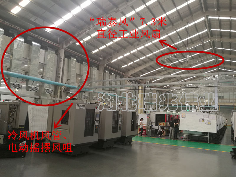 扇機(jī)組合，大型建筑室內(nèi)空間制冷的首選