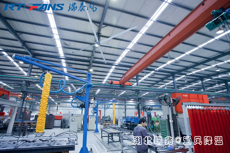 7.3米工業(yè)大風(fēng)扇為什么覆蓋面積可達(dá)1000平米以上？